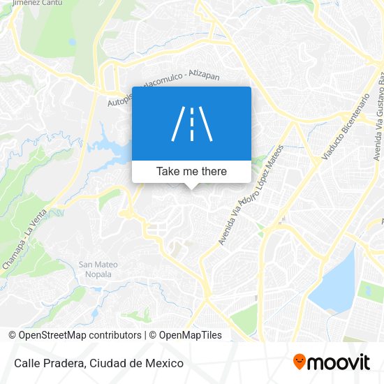 Calle Pradera map