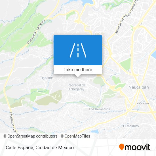 Calle España map