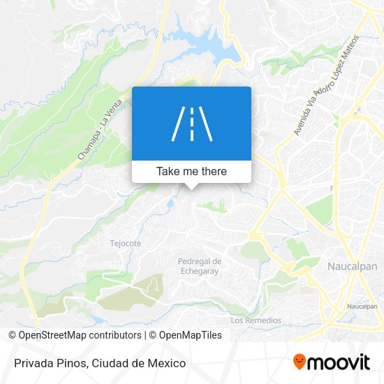 Mapa de Privada Pinos