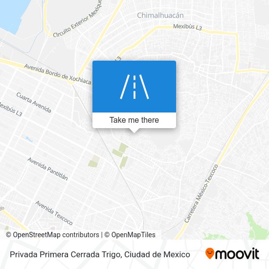 Privada Primera Cerrada Trigo map