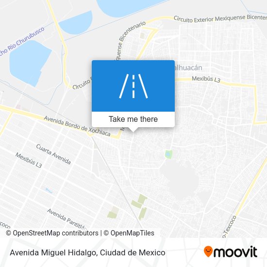 Avenida Miguel Hidalgo map