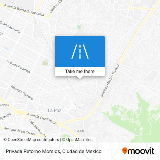 Mapa de Privada Retorno Morelos