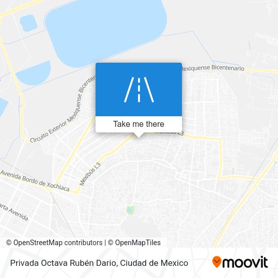 Mapa de Privada Octava Rubén Dario