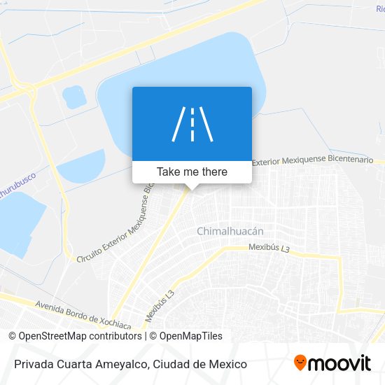 Privada Cuarta Ameyalco map