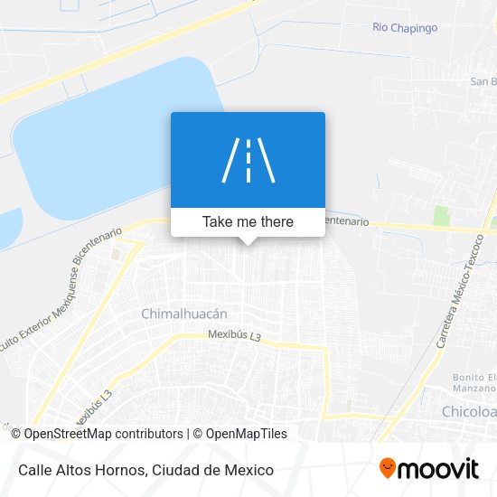 Calle Altos Hornos map