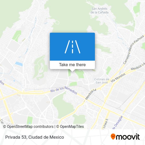 Mapa de Privada 53