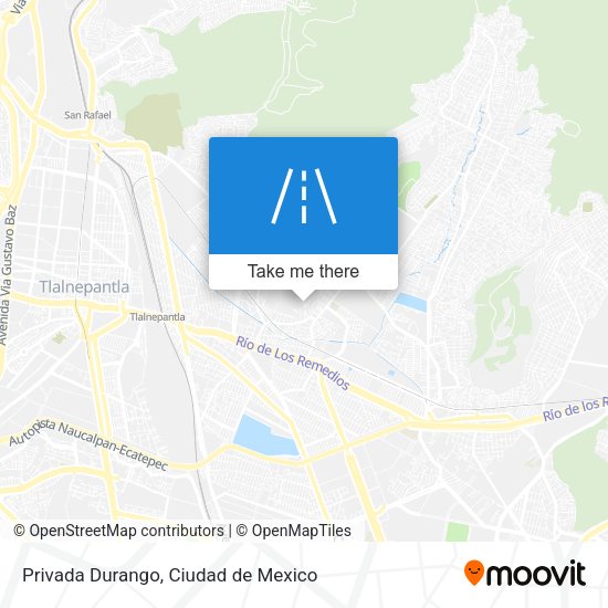 Privada Durango map