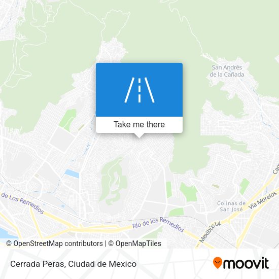 Cerrada Peras map