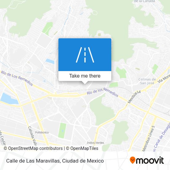Calle de Las Maravillas map