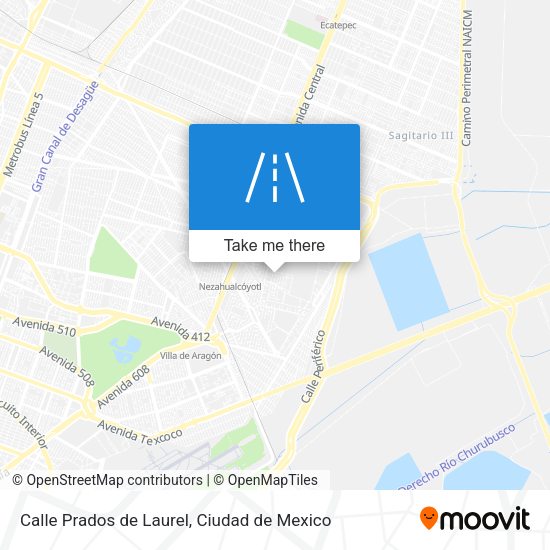 Mapa de Calle Prados de Laurel