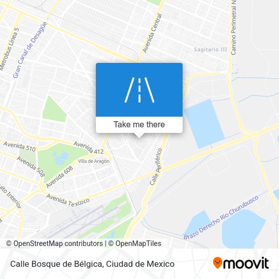 Calle Bosque de Bélgica map