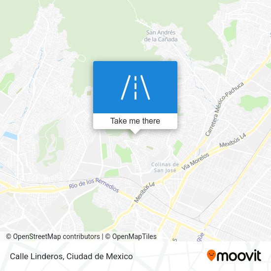 Mapa de Calle Linderos