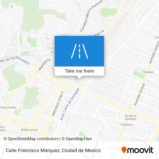 Mapa de Calle Francisco Márquez