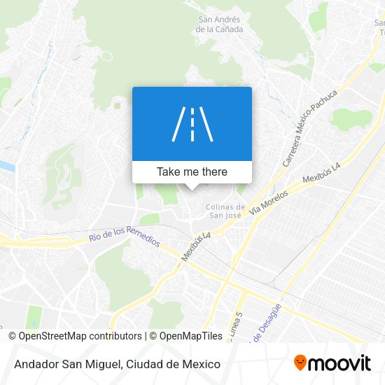 Mapa de Andador San Miguel