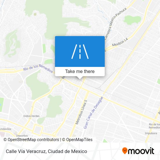 Calle Vía Veracruz map