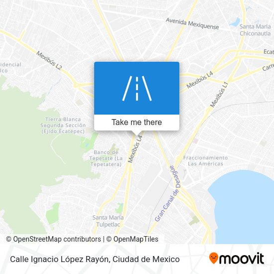 Calle Ignacio López Rayón map