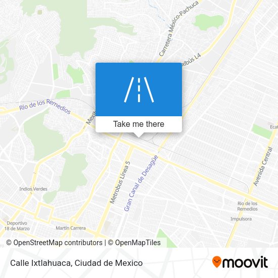 Calle Ixtlahuaca map