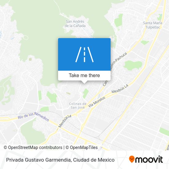 Mapa de Privada Gustavo Garmendia