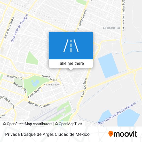 Mapa de Privada Bosque de Argel