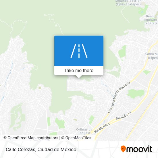 Mapa de Calle Cerezas