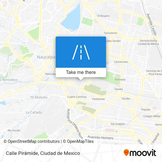 Calle Pirámide map
