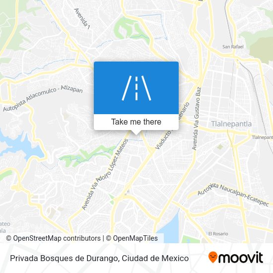 Privada Bosques de Durango map