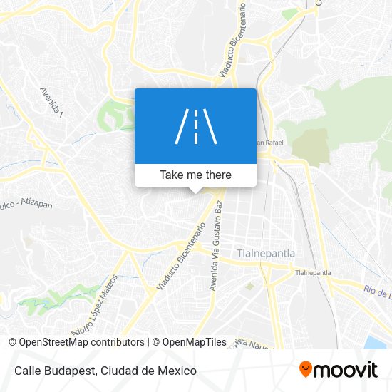 Calle Budapest map