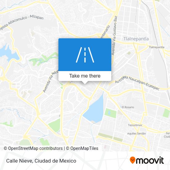 Mapa de Calle Nieve