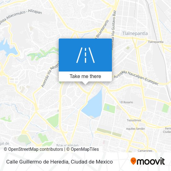 Mapa de Calle Guillermo de Heredia