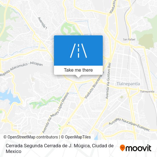 Cerrada Segunda Cerrada de J. Múgica map
