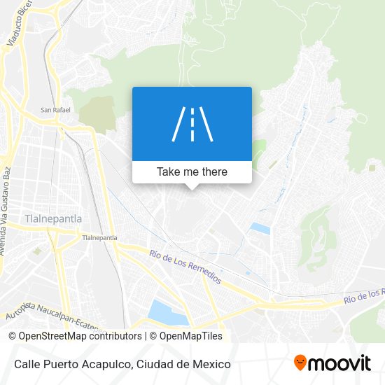 Mapa de Calle Puerto Acapulco