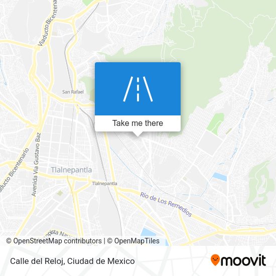 Calle del Reloj map