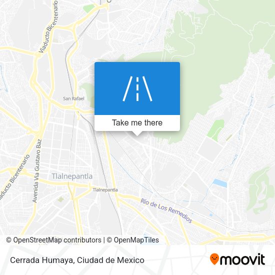 Cerrada Humaya map
