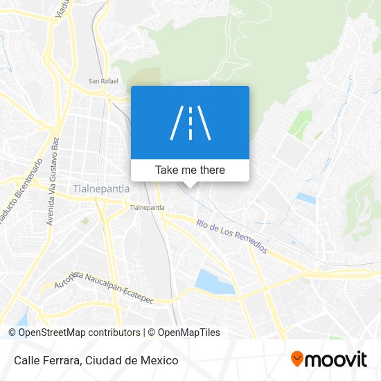 Calle Ferrara map