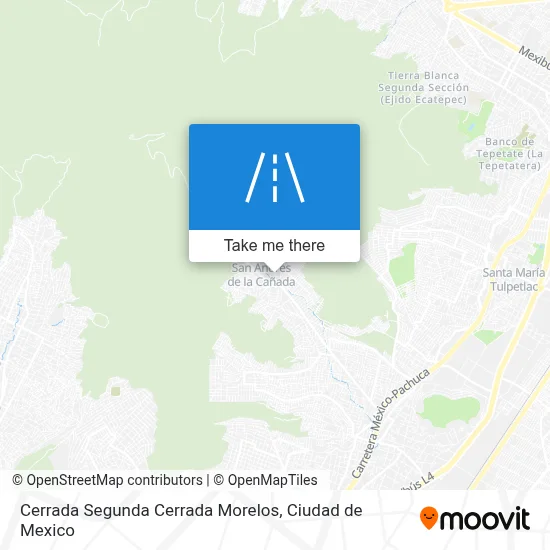 Cerrada Segunda Cerrada Morelos map