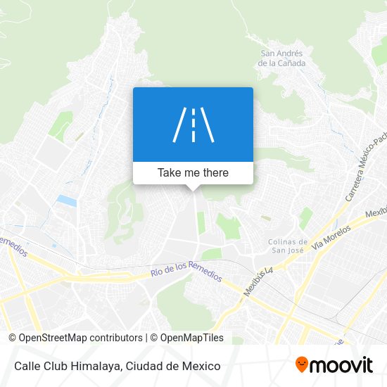 Calle Club Himalaya map