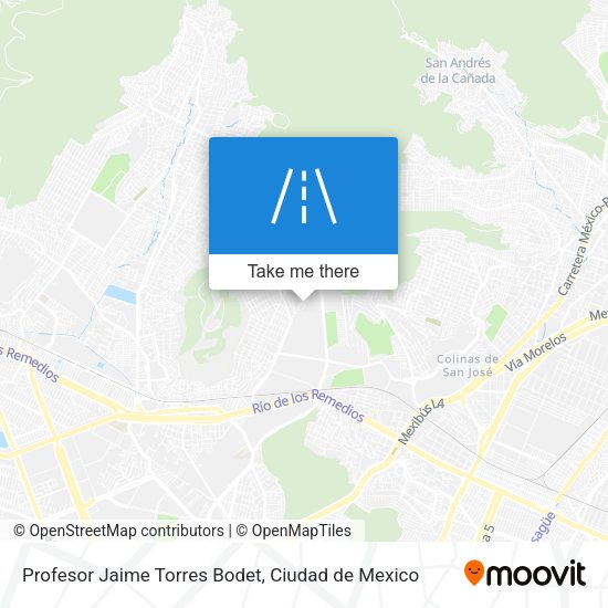 Profesor Jaime Torres Bodet map