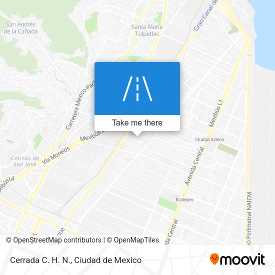 Cerrada C. H. N. map