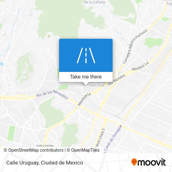 Mapa de Calle Uruguay