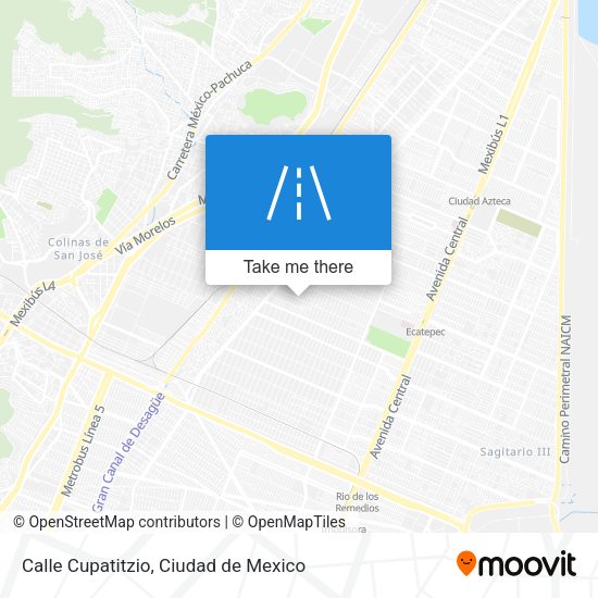 Mapa de Calle Cupatitzio