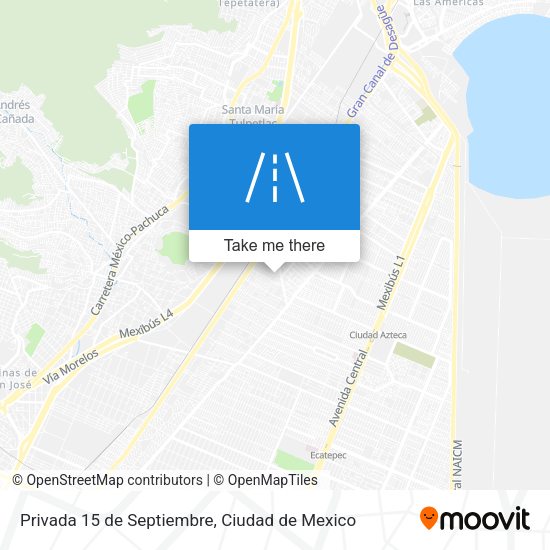 Mapa de Privada 15 de Septiembre