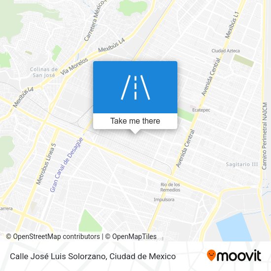 Calle José Luis Solorzano map