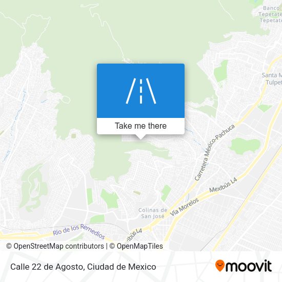 Calle 22 de Agosto map