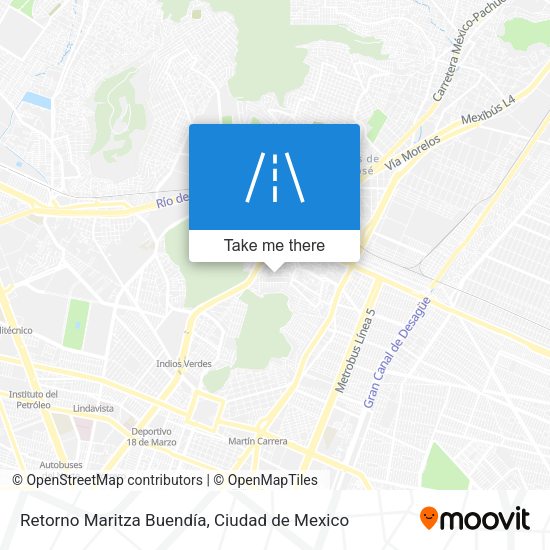 Retorno Maritza Buendía map