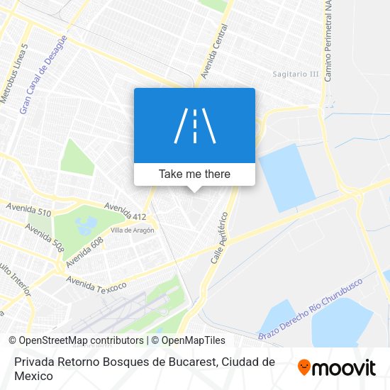 Privada Retorno Bosques de Bucarest map