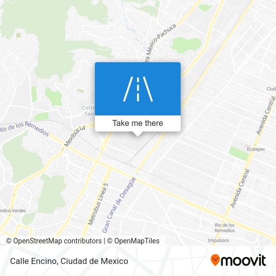 Mapa de Calle Encino