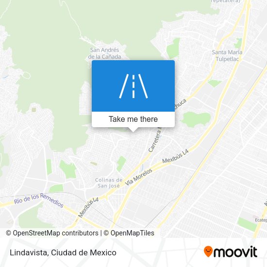 Mapa de Lindavista