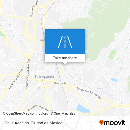 Calle Acacias map