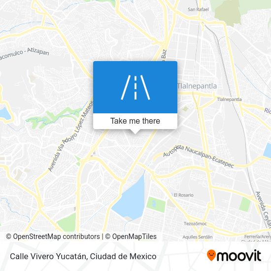 Calle Vivero Yucatán map