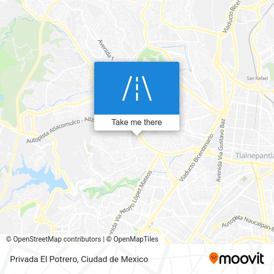 Mapa de Privada El Potrero
